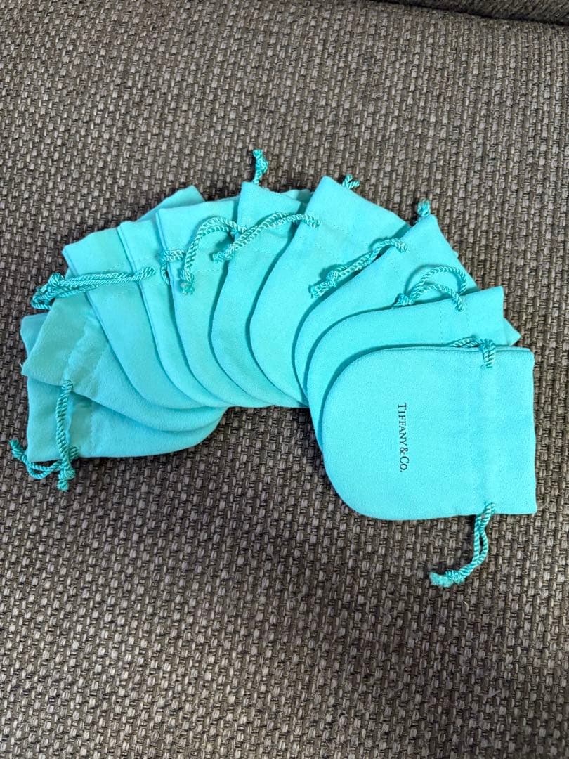 旧型　中古品 ティファニー巾着袋10枚セット