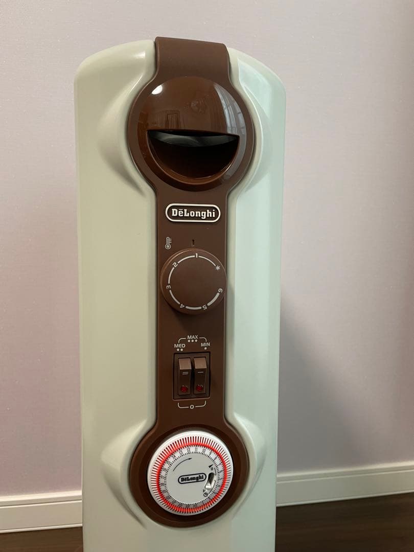 デロンギ オイルヒーター ホワイトブラウン JR0812