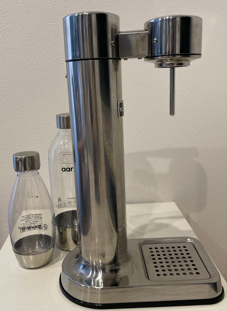 aarke アールケカーボネーター3スチールシルバー炭酸水メーカーボトル2本付き