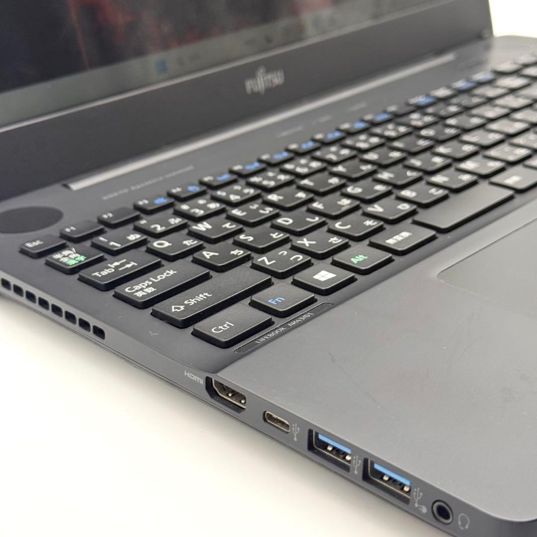 ノートパソコン 準美品 AMD Ryzen3 8GB 新品SSD256 DVD