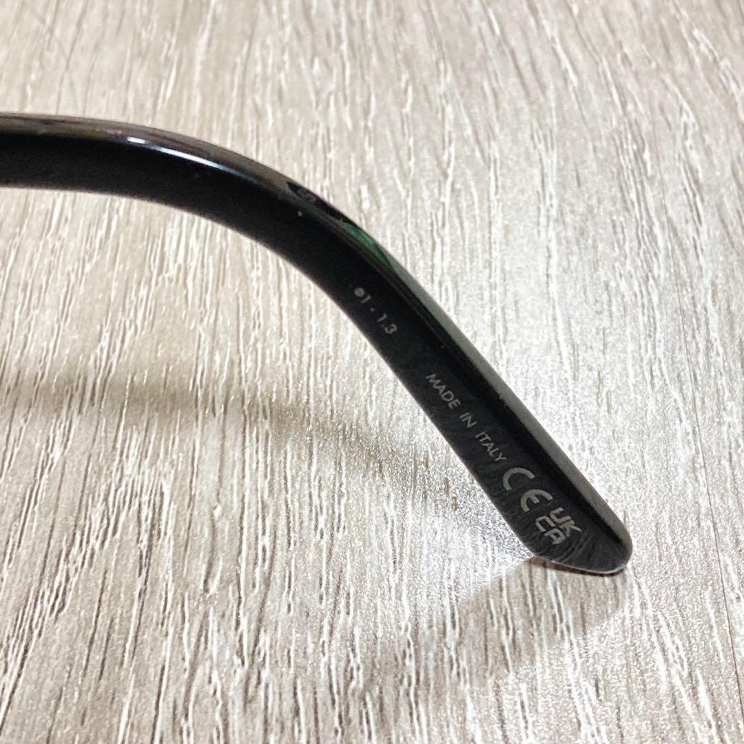 CHRISTIAN DIOR ブラック スクエア サングラス