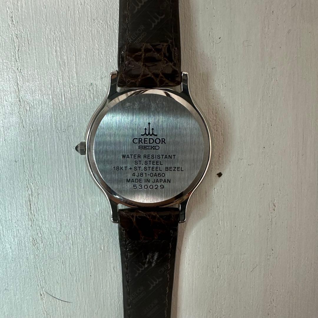 SEIKO CREDOR セイコー クレドール 18KT+ST.STEEL