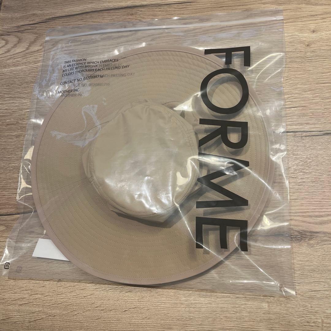 FORME 2025ss 今季最新　東原亜希　新品試着のみ　ハット ベージュ