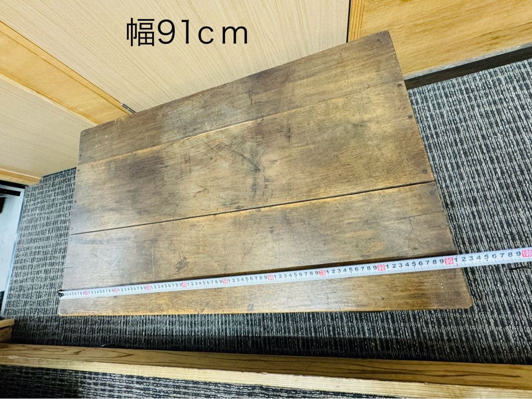 昭和レトロ！希少品！ちゃぶ台　座卓　テーブル　机　引き出し　民藝家具　書斎机 和