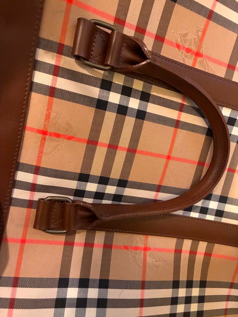 Burberrys チェック柄 ビジネスバッグ