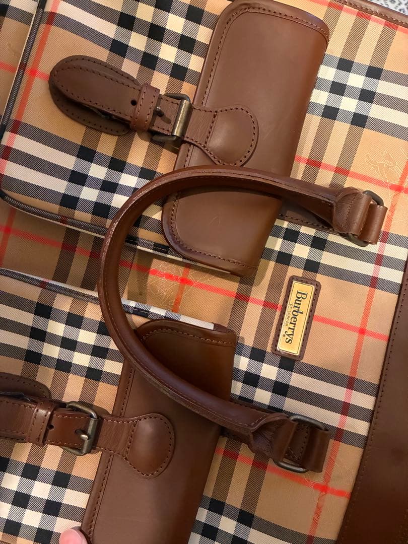 Burberrys チェック柄 ビジネスバッグ