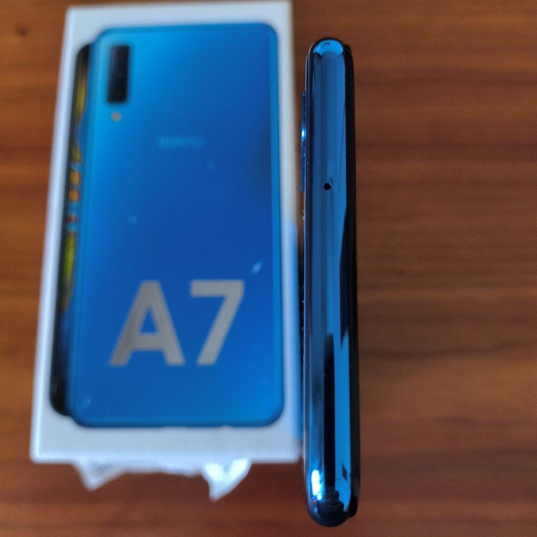 Samsung Galaxy A7 64GB　SIMフリー ブルー 付属品あり