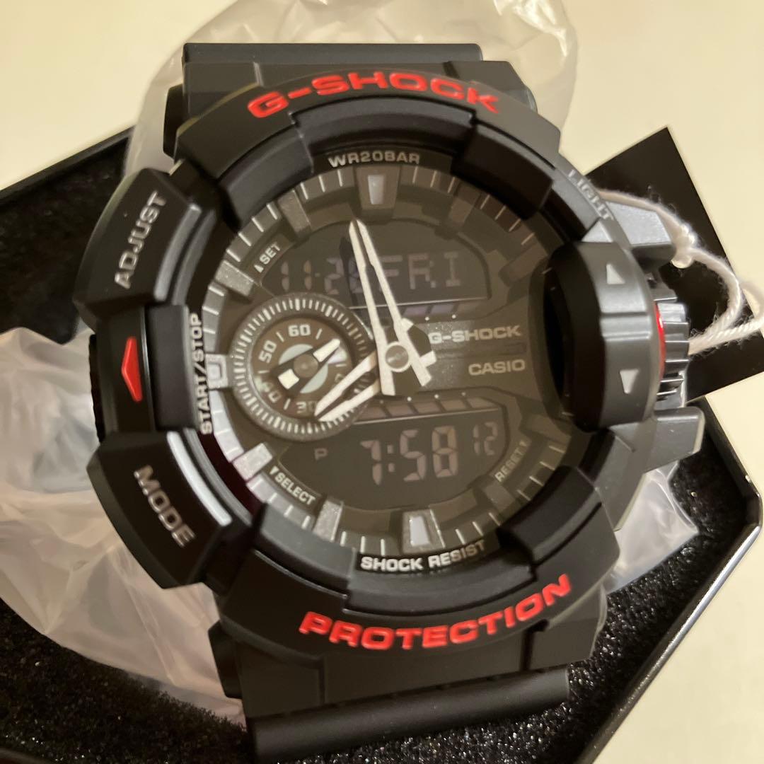 新品未使用　カシオ　G-SHOCK GA-400HR-1 デジアナ