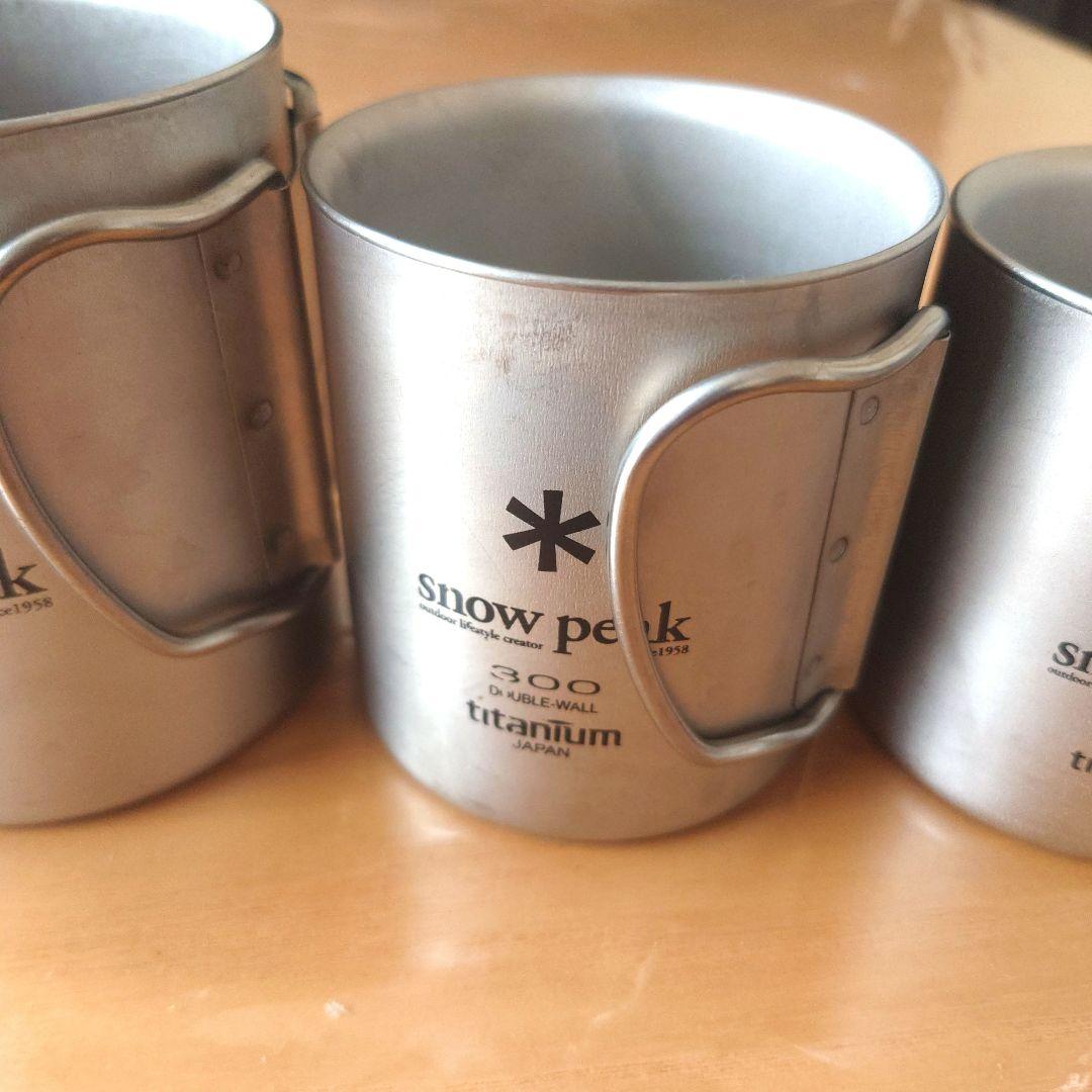 スノーピーク チタンダブルマグ 600 450 300 220