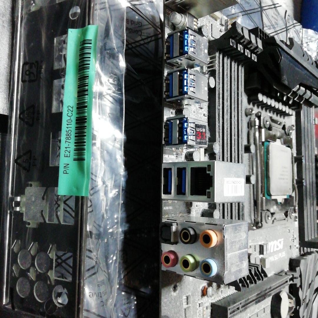 マザーボードMSI X99A SLI PLUS ＋CPU E5 v3 QEYX
