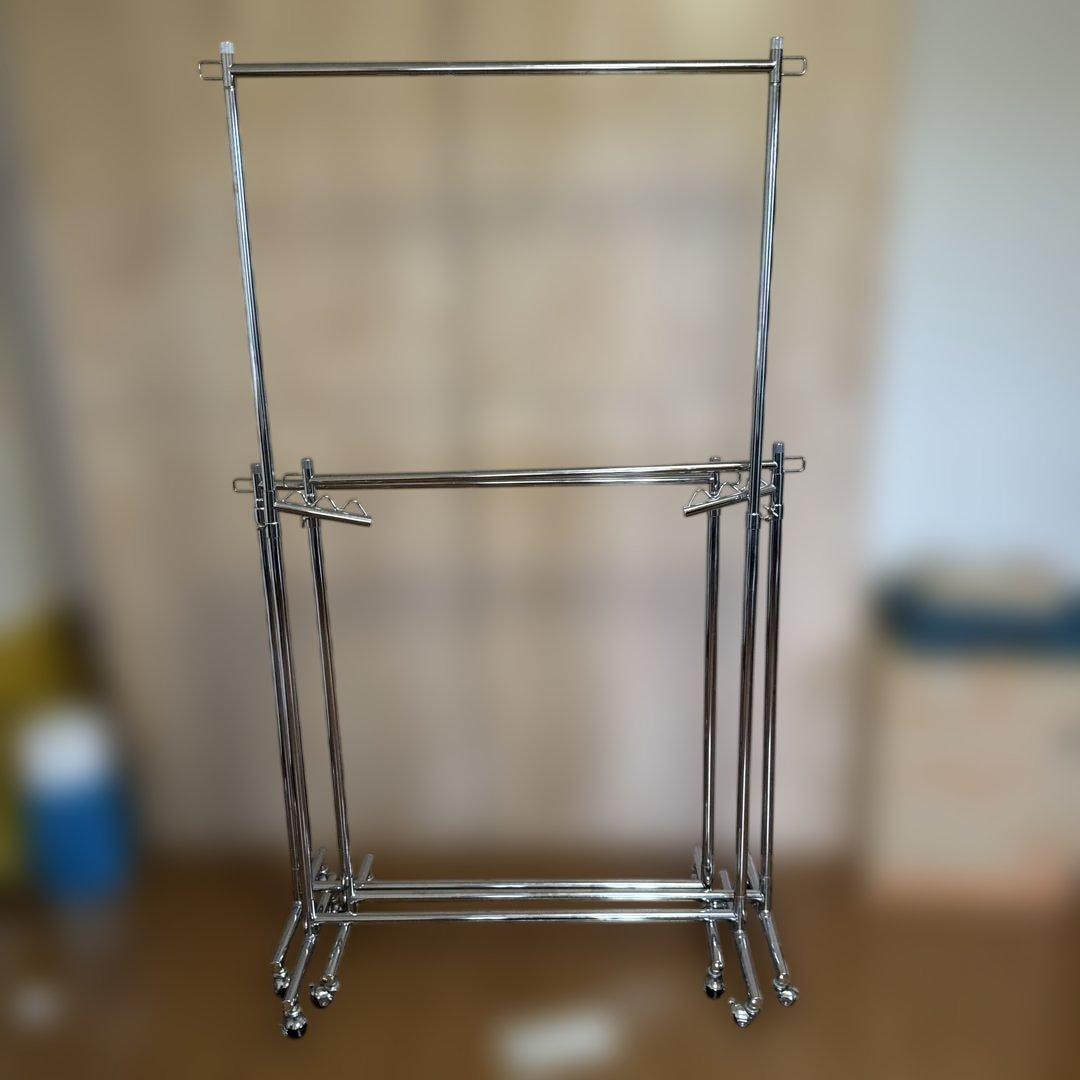 DOSHISHA ハンガーラック NHPS-100CR×3セット