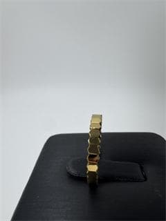 《日本製18金》K18ゴールド 六角形リング1.26g 9号 即日発送