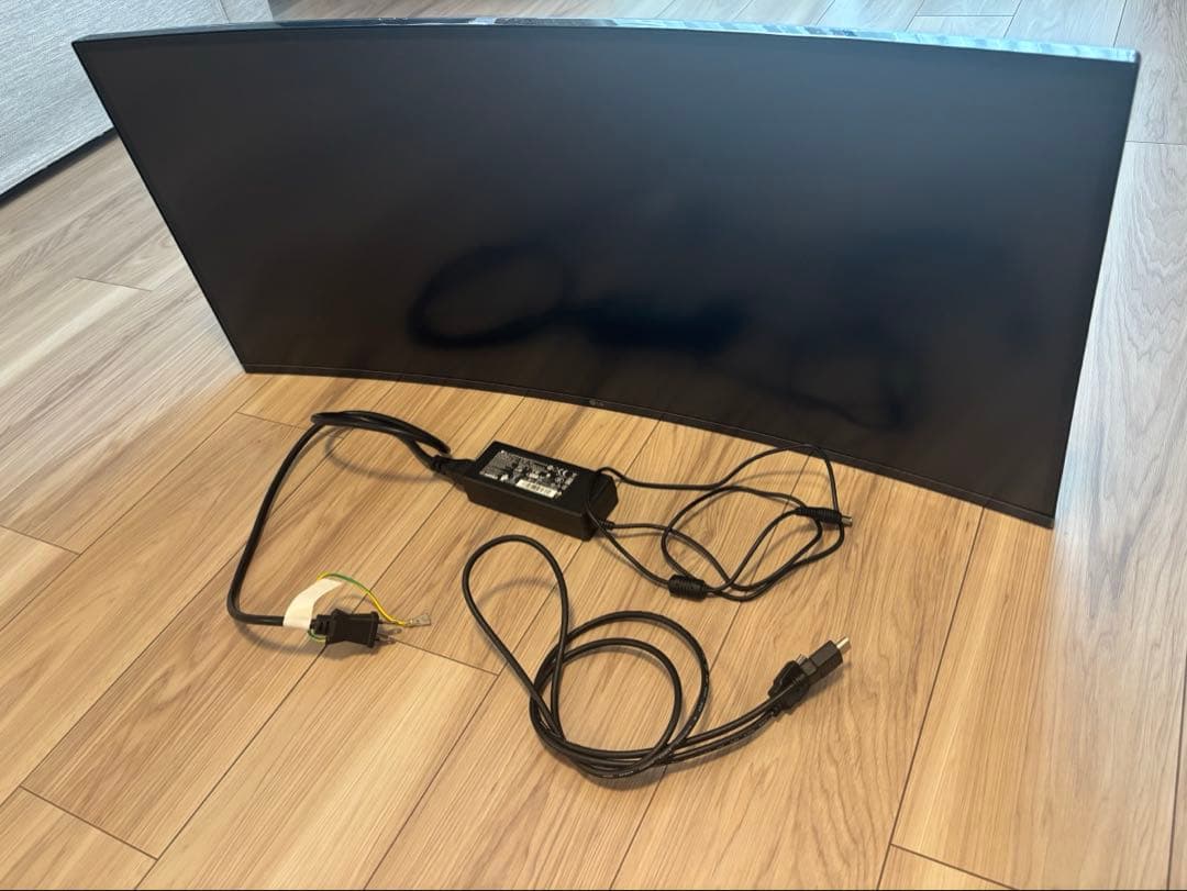 LG 34WL75C-B 曲面モニターディスプレイ スタンド無 アーム付