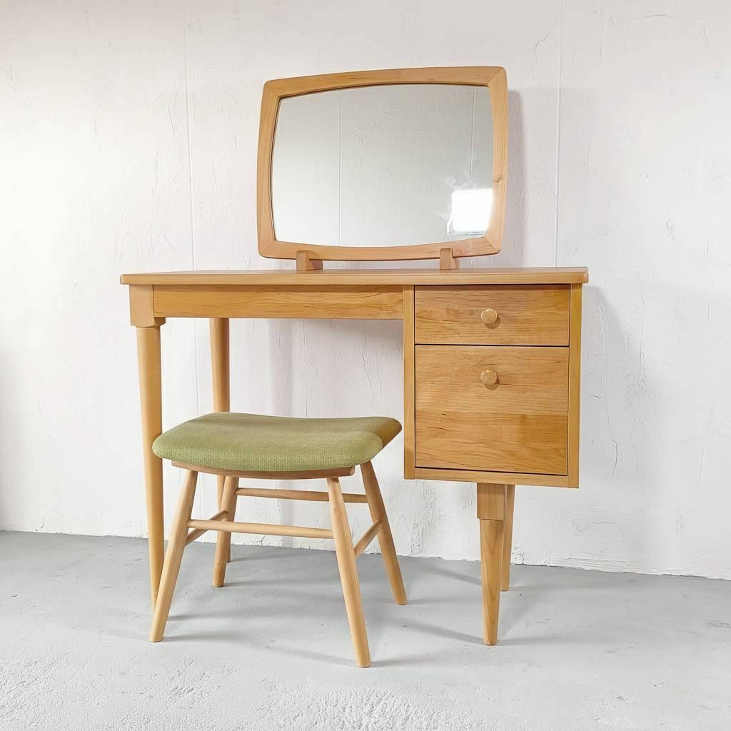 美品 モモナチュラル コモ 机のみ 幅90　無垢　アルダー材