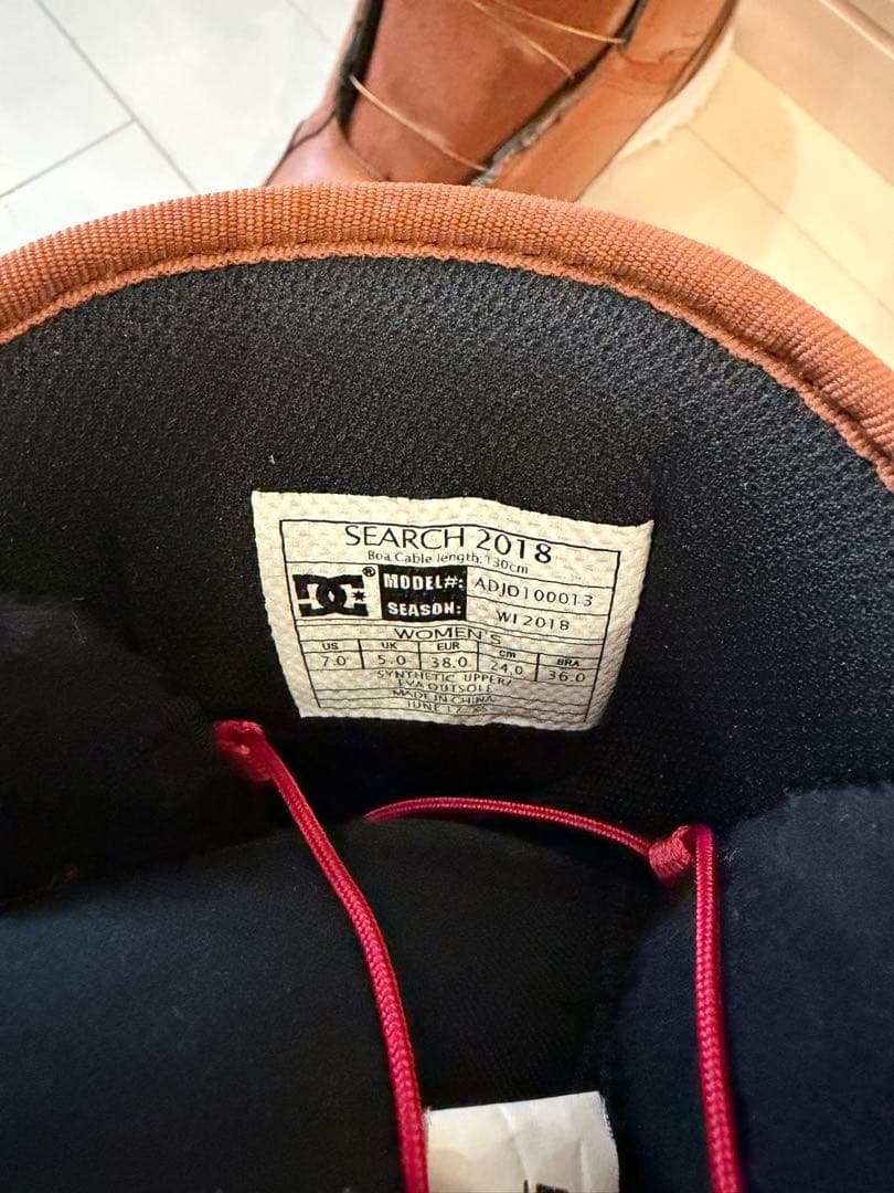 DC スノーボードブーツ BOAシステム