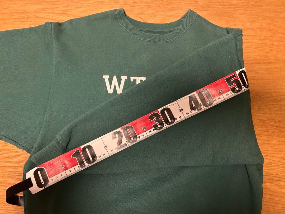 WTAPS スウェット　刺繍ロゴ　COTTON