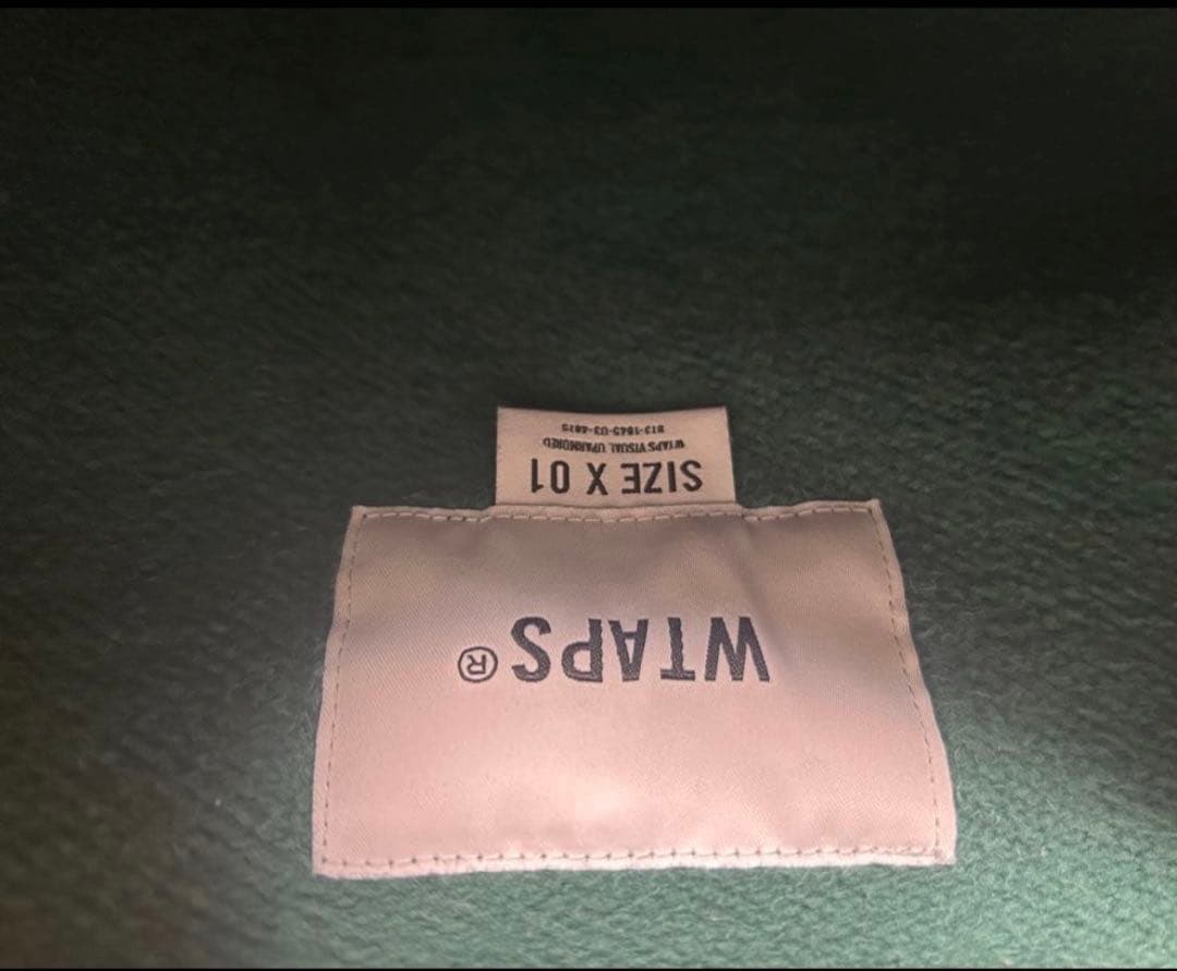 WTAPS スウェット　刺繍ロゴ　COTTON