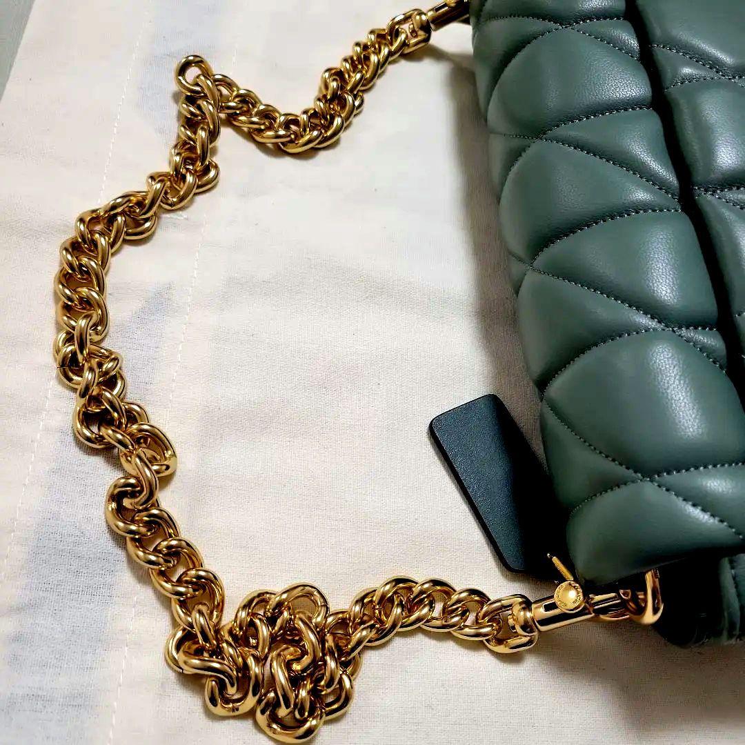 【最終値下】★COACH★ クイン バッグ キルティングショルダーバッグ セージ