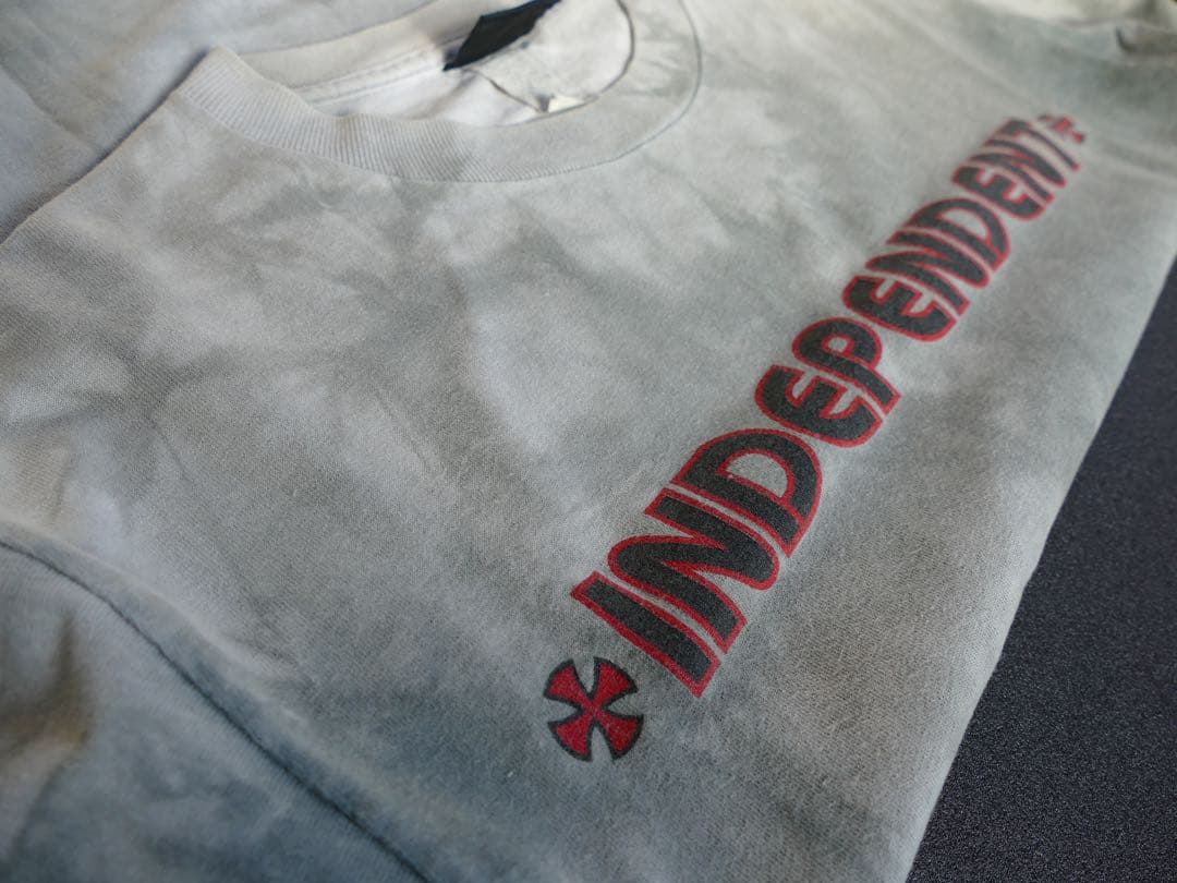 90s Old skate independent NHSタグ タイダイ