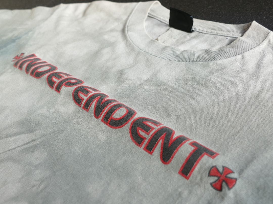 90s Old skate independent NHSタグ タイダイ