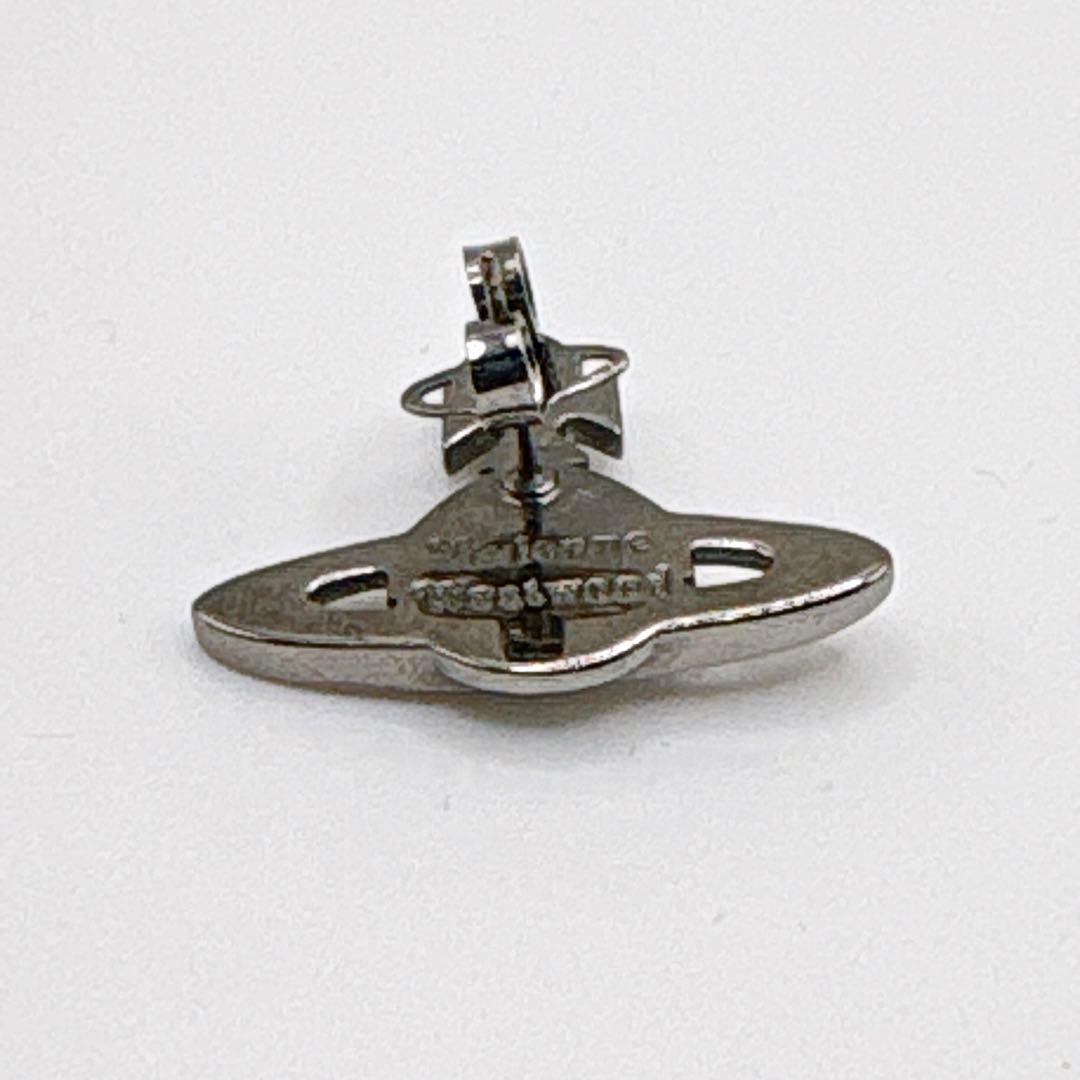 ヴィヴィアンウエストウッド　オーブラインストーンピアス 片耳　グリーンピンク