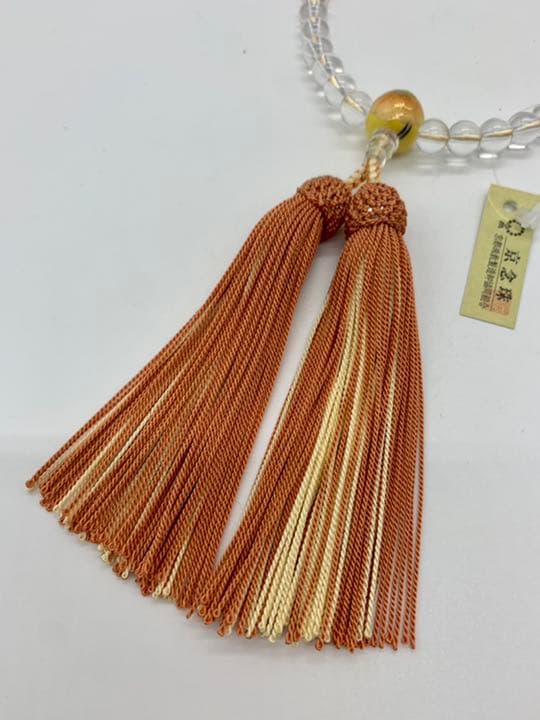 数珠　清水焼　ポピー