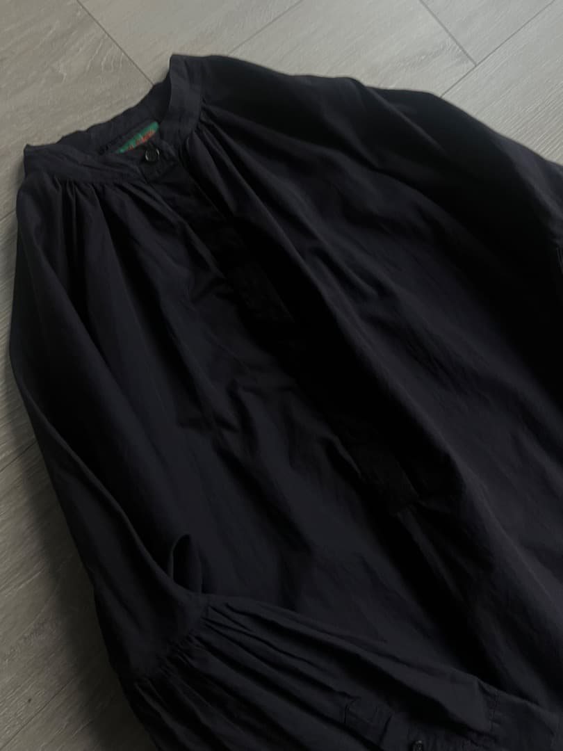 専用 希少 ケイシーケイシー 袖切替ノーカラーワンピース ゆったり