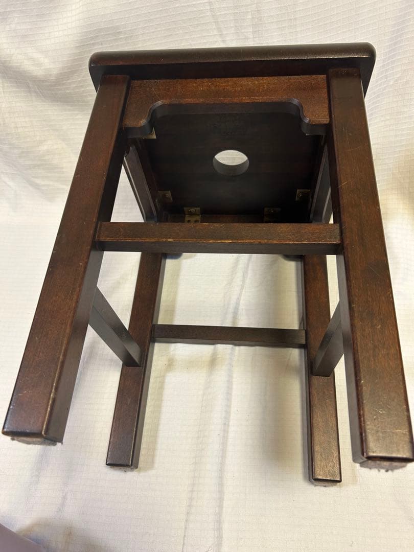 KIMI様　北海道民芸家具 木製スツール　花台　椅子　民藝家具