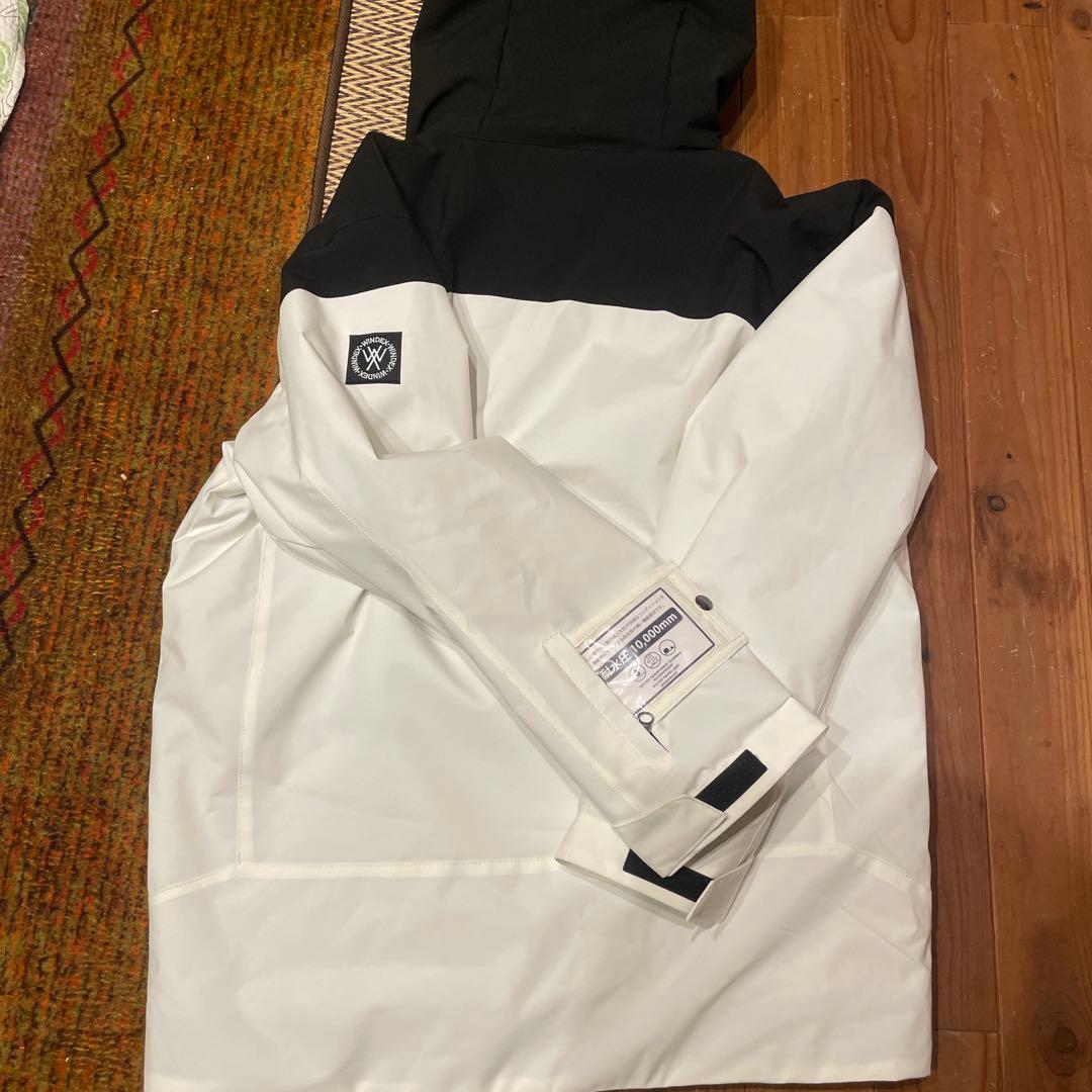 WINDEX スノーボードウェア ホワイト/ブラック