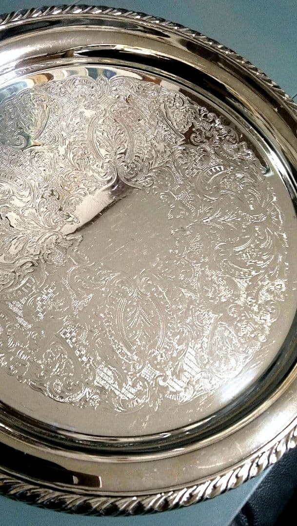 シルバートレイ　アンティークシルバープレート　オネイダ　ONEIDA