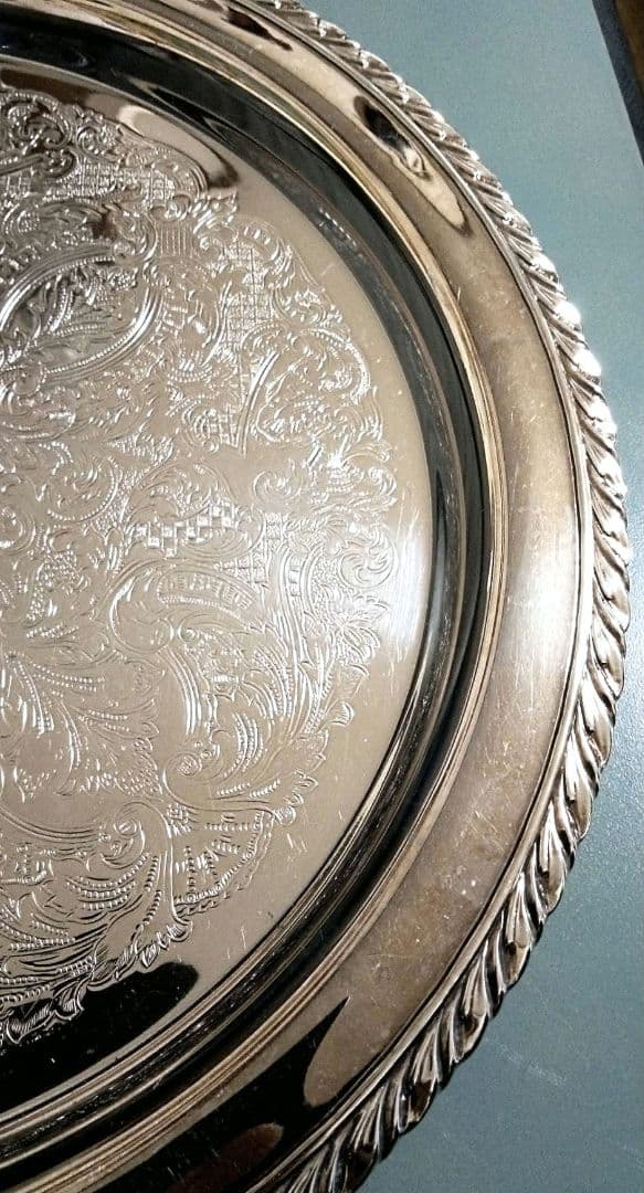 シルバートレイ　アンティークシルバープレート　オネイダ　ONEIDA