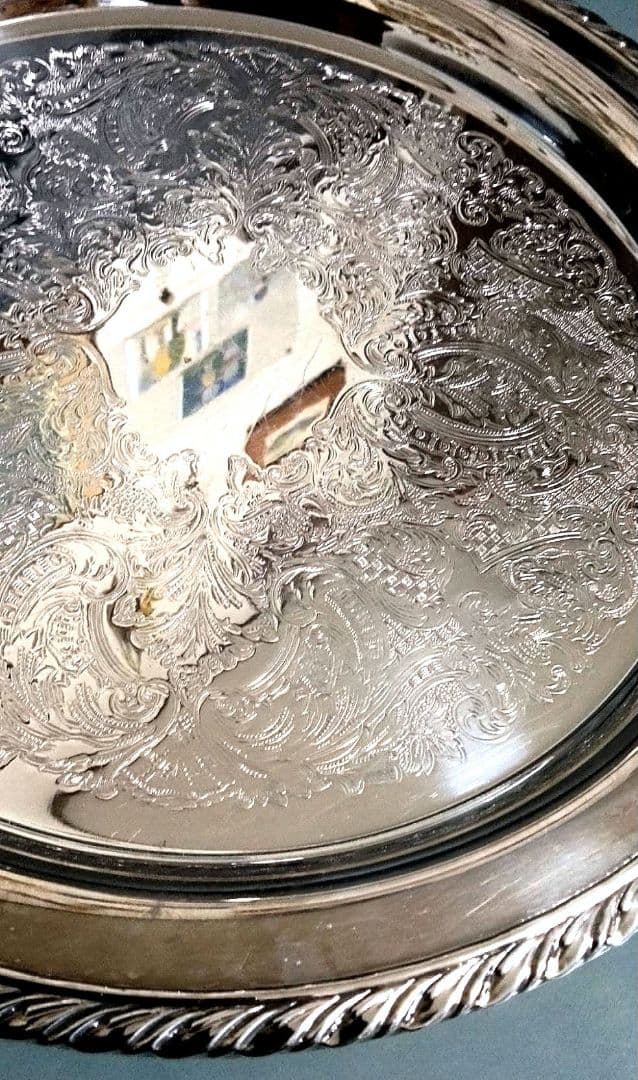 シルバートレイ　アンティークシルバープレート　オネイダ　ONEIDA