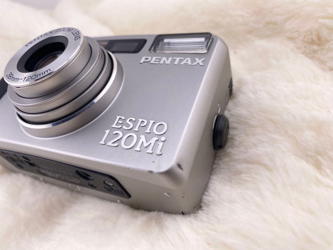 ２【美品✨完動】PENTAX ESPIO 120mi シルバー フィルムカメラ