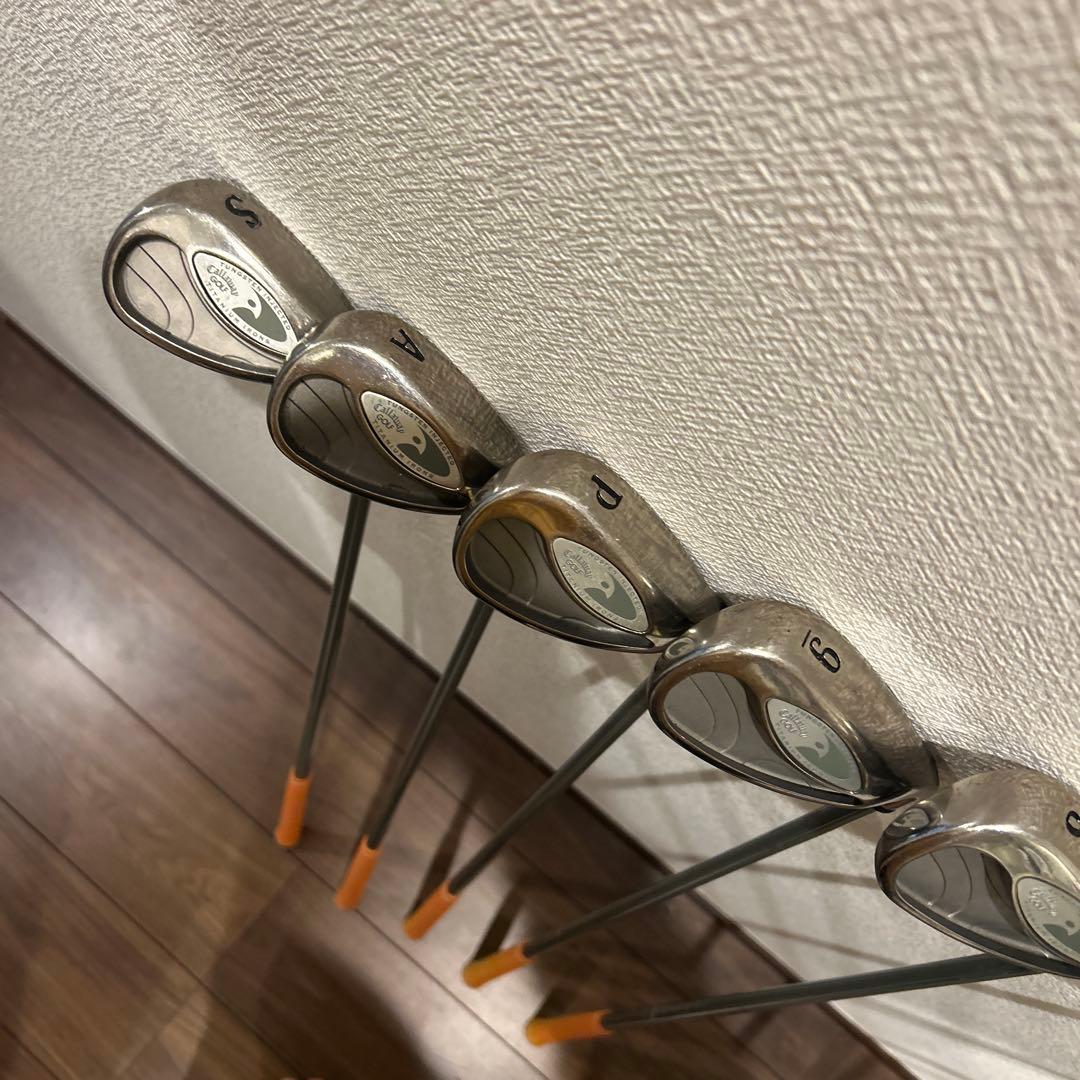 名器ホークアイ　レディースL 8本　右利き　アイアンセット　キャロウェイ