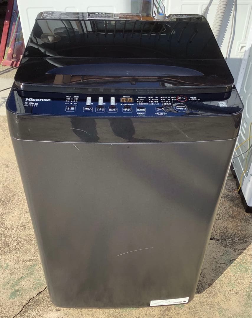 たなか ハイセンス5.5kg 洗濯機 HW-K55B 2024年