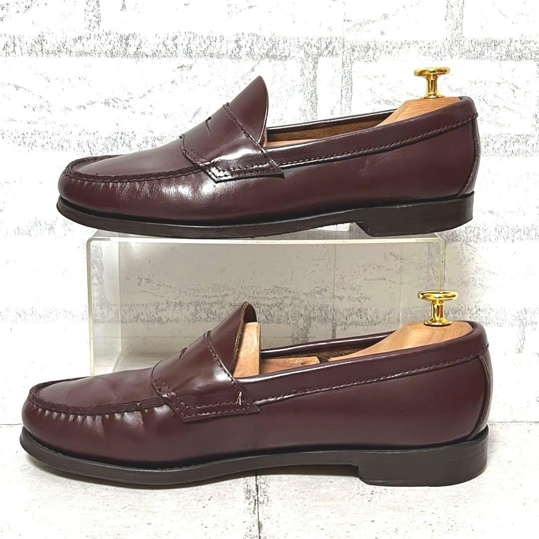 【ウィージャンズ】ジーエイチバスカンパニー ペニーローファー♡バーガンディ7.5