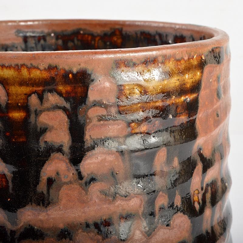 茶道具　江戸中期　瀬戸一重口水指　識箱　箱書きあり　M　R5723