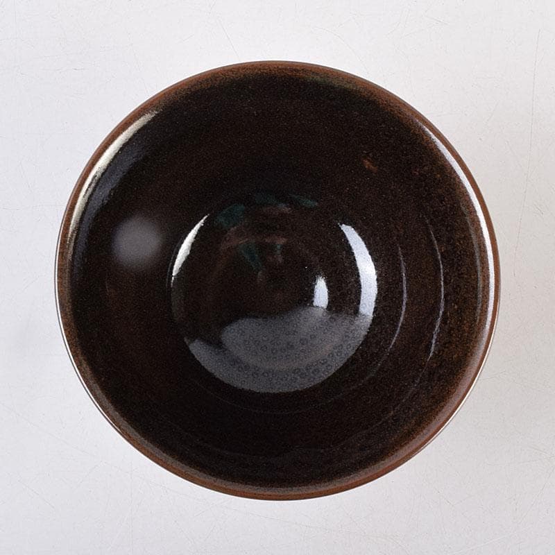 茶道具　上野焼　十五代　熊谷紅陽作　茶碗　堀内宗完(兼中斎)極め箱　VR9097