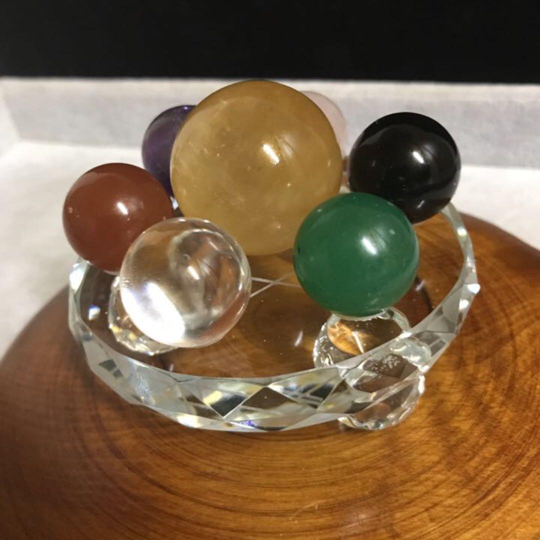 ★特別ご提供★THE 七星陣☆【7種チャクラストーン♢高品質ガラス製七星盤】❤️