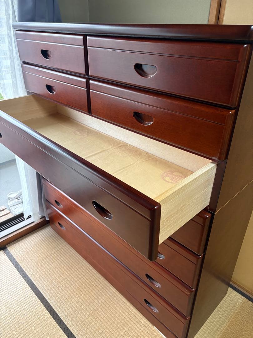 【最終値下げ】天然木製 7段チェスト