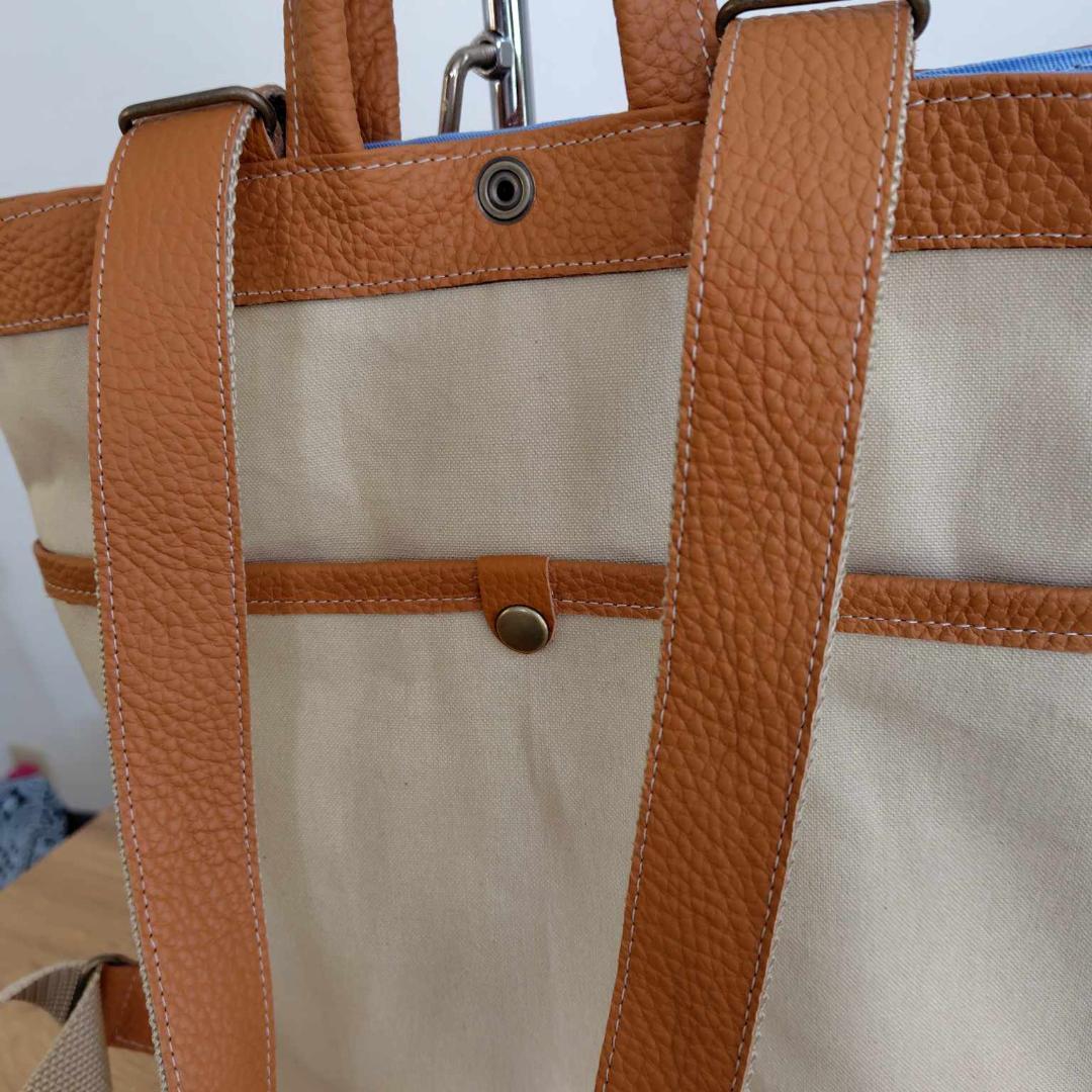 ミナペルホネン/2025tambourineタンバリンブルー/A４サイズトートリ