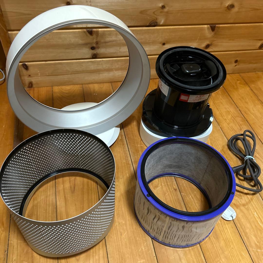 空気清浄機能付き扇風機　羽根なし　DP01　ダイソン　dyson　白　シルバー