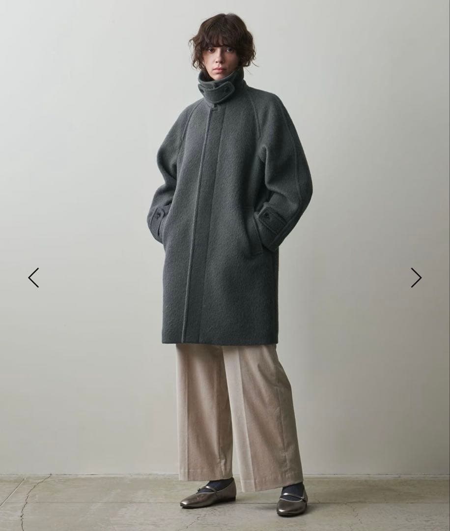 新品/Steven Alan/シャギー ミドル コート/S/MDGRAY