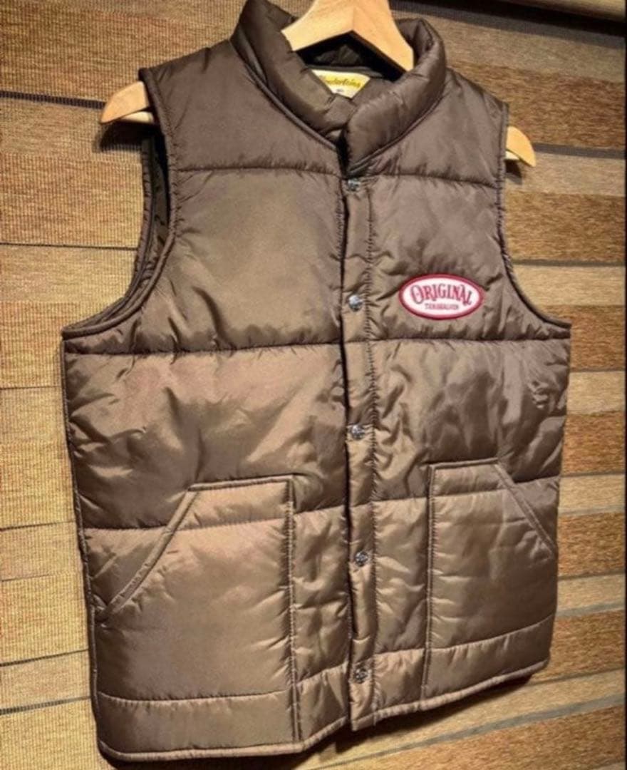 TENDERLOIN テンダーロイン 中綿ベスト ブラウン　40