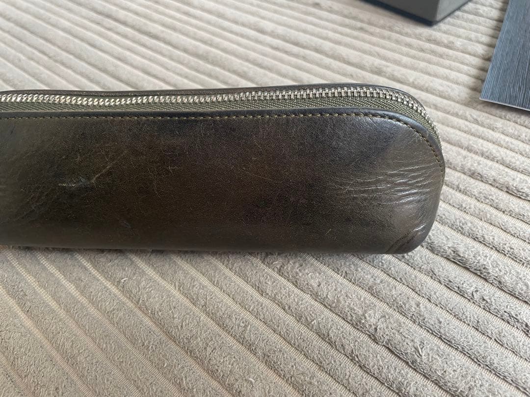 わたなべ木工芸 神代欅 未使用に近い レンマ ペンケース 多少の傷