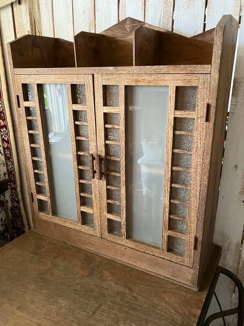 古道具 箪笥 アンティーク　キャビネット　本棚　ラック　飾り棚