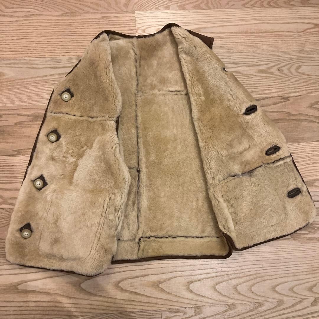 マウンテンリサーチShearing Vest” ムートンベスト　羊皮M