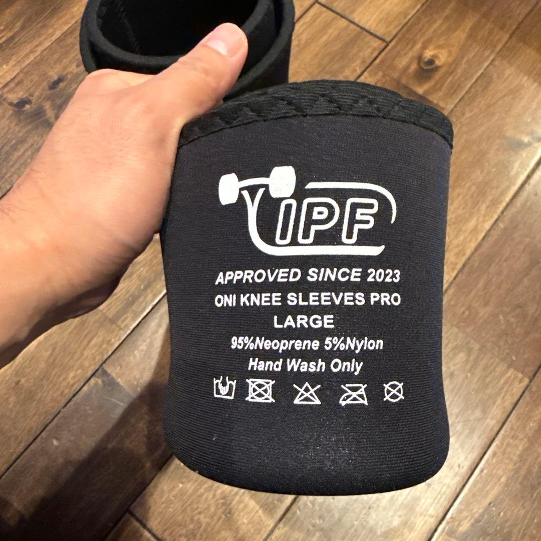 IPF ONI KNEE SLEEVES PRO Lサイズ