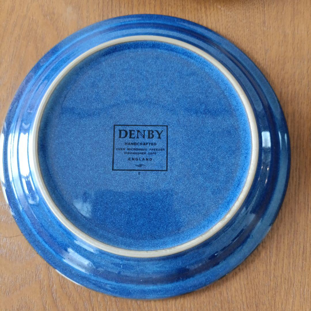 DENBY インペリアルブループレート大小各６枚セット