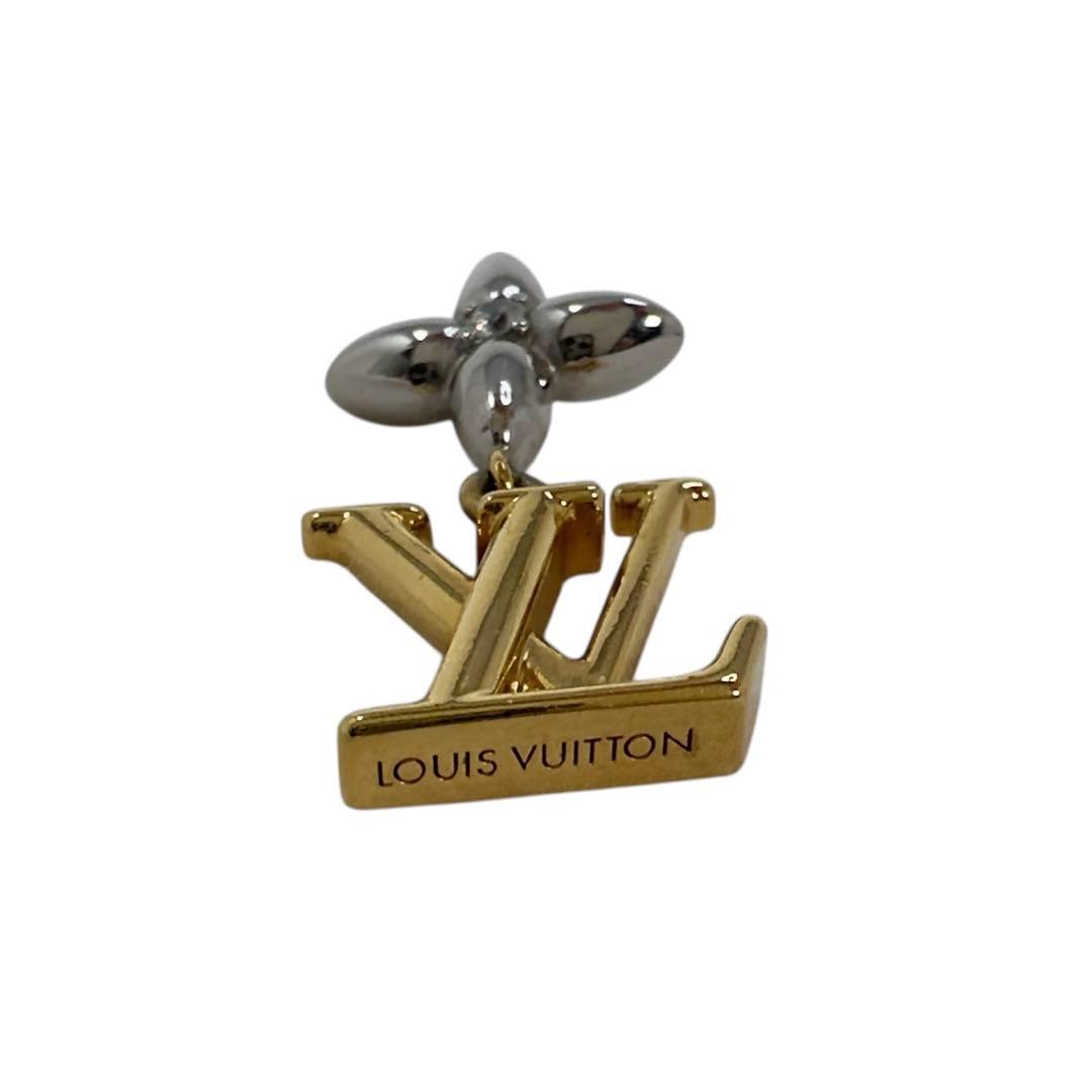 ルイヴィトン M01287 GP パンダント フラワー LVイニシャル ピアス